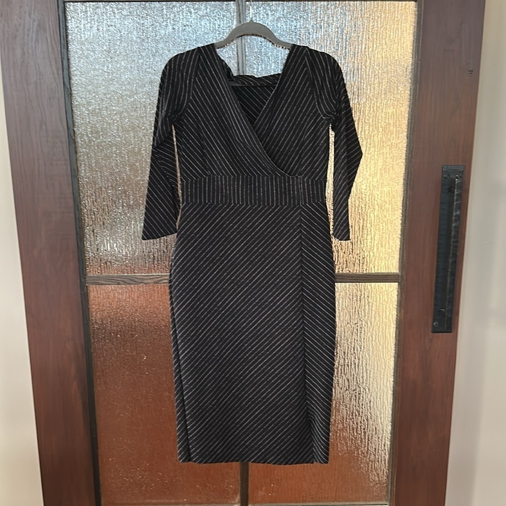Chiara Boni La Petite Robe Pinstripe Iza Sheath Italian size 50 or US 14 - Picture 6 of 13